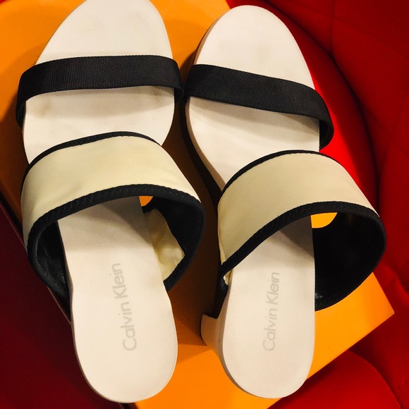 Calvin Klein Wedge Sandals - Picture 3 of 6
